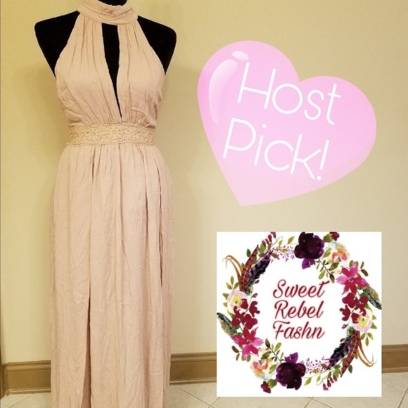 the clothing company Dresses & Skirts - NWT Dusty Pink maxi dress size large